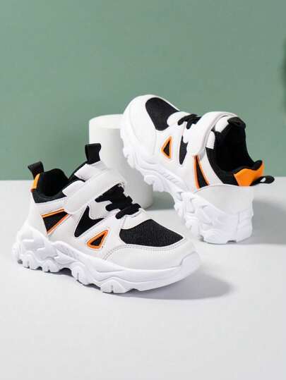 أحذية رياضية كاجوال عصرية للأطفال شاملة للجنسين، أحذية مدرسية وخارجية مصنوعة من شبكة تنفس مرنة مناسبة لفصلي الربيع والخريف، مناسبة لمناسبة العودة إلى المدرسة