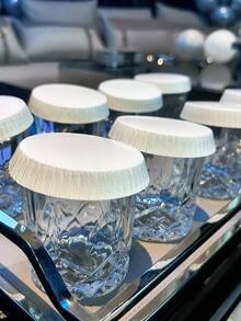 100/200pcs White Paper Cup Lids - Durable, Stackable Travel Cup Covers, Dust-Proof Lids - For Coffee, Tea, Juice Cup Lids, Suitable For Parties, Picnics, Cafes, Restaurants, Travel And Events For Hot And Cold Beverages - Keeps Drinks Clean And - Multicolor - View 10