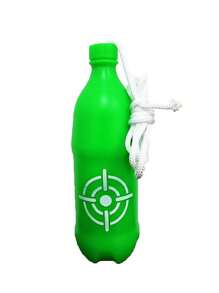 Objetivo de botella para disparar, apto para campos de tiro interiores y exteriores, objetivo de práctica de tiro reactivo