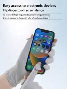 1pc New Lightweight, Multi-Color Optional Ice Silk Sun Protection Gloves, Elastic Women's Breathable Anti-UV Slippery Cooling Long Sleeve Outdoor Sunscreen Silk Gloves