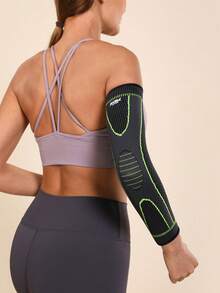 JINGBA SUPPORT 1 Piece Elastic Breathable Unisex Multicolor Elbow Support Sleeve – Compression Brace For Sports & Daily Life For Men Women Gym Accessories - 彩色 - 查看 2