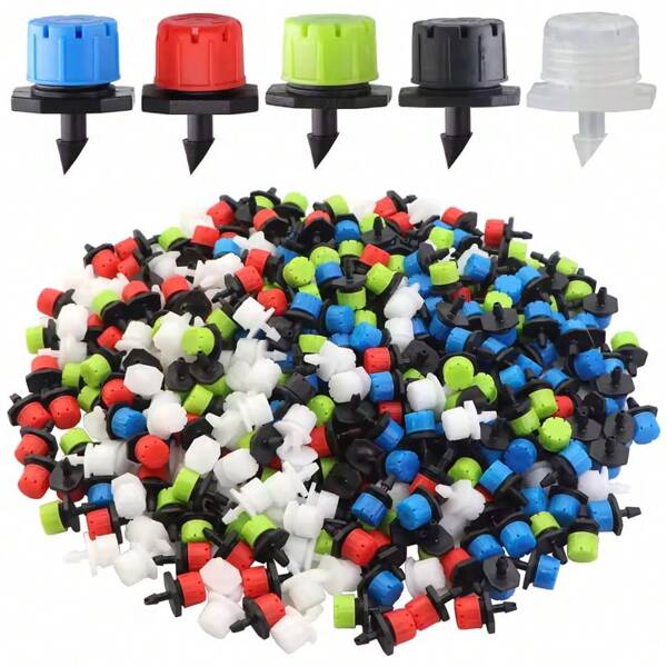 4/7mm Tuinirrigatiesproeier Verstelbare druppelirrigatiesproeier Microdruppel Balkon Tuin Kas Bewateringssproeier Geschikt voor Tuin Kas Buiten