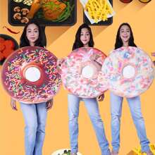 Disfraz de novedad para adultos de donut y paleta, perfecto para jugar el rol en Halloween