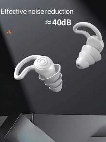Tappi per le orecchie in silicone, tappi anti-rumore impermeabili a tre strati, super insonorizzanti e con riduzione del rumore, tappi per dormire, per la pausa pranzo in ufficio, per fare un sonnellino, accessori da viaggio, con custodia da trasporto, viaggi, vacanze, estate, ritorno a scuola, cuscino da viaggio per il collo
