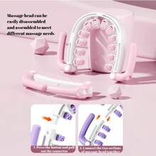 Handheld Fitness Ring Leg Clamping Roller Massager Thin Leg Artifact Calf Meridian Dredging Tendon Rolling Rod