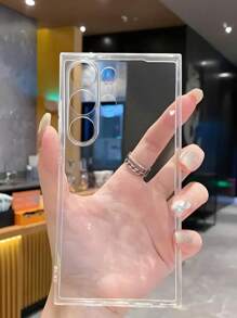 Transparente stoßfeste Handyhülle mit weichem TPU-Stoßschutz kompatibel mit Galaxy Modellen A16, A55, A15, A34, A54, A14, S24, S24 Plus und S24 FE