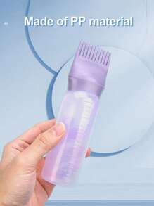 Botella de 120ml para teñir el cabello con peine, champú y herramienta aplicadora - Aplicación de color de cabello fácil y precisa, esencial para volver a la escuela, viajes y vacaciones, accesorios para el cabello para mujeres