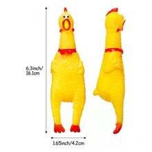 10 juguetes de pollo gritones (regalos de broma divertidos para niños que hacen ruido al apretarlos) - Multicolor - Ver 7