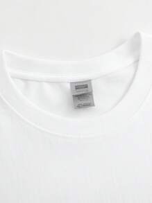 AD/HD White Lettering Design Black Short Sleeve T-Shirt