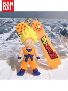 bandai Llavero de anime Bandai con figura de acción de Son Wukong Beijita con flauta corta, de 8 cm de PVC, como colgante de bolso para hombre y mujer, un exquisito regalo para amigos, perfecto para el Día de San Valentín, Halloween, Navidad y Año Nuevo