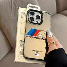 Fashionable Letter M Phone Case Compatible With Iphone 16, 15, 14, 13, 12, 11 Pro Max, X, XR, XS Max, 8, And 12 Plus, Featuring A Matte Anti-Drop Back Cover.