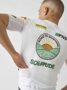 PNS CYCLING PNS CYCLING Men'S Summer Cycling Jersey - Breathable, Moisture-Wicking, Short Sleeve, Zip-Up, Lightweight, Windproof, Triathlon & Road Bike Top With Pockets, Yellow & White, Outdoor Sports Attire, Sports Top|Dynamic Graphic Top|Zippered Top