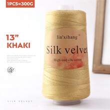 10,5 oz (300 g) #7 Fil à tricoter léger et respirant pour l'été, texture fine, professionnel pour les pulls faits main, manches courtes, qualité premium - 1 pièce - Voir 14