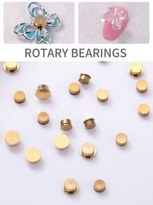 5/10/20 buc rulment rotativ de mare viteză pentru unghii, axă rotativă versatilă pentru decorarea unghiilor DIY, bijuterii, farmece pentru unghii, pietre prețioase pentru unghii, consumabile pentru unghii - Multicolor - Vizualizare 5