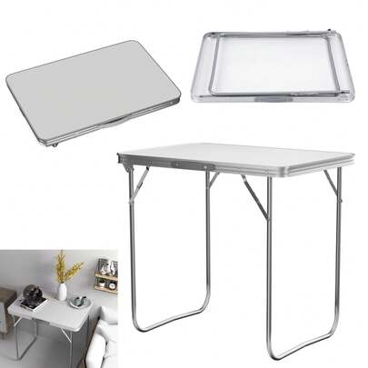 AutoFu Catering Camping Heavy Duty Folding Trestle Table Picnic BBQ Party Camping Table, Party Computer Table, Lightweight & Portable