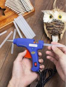 迷你热熔胶棒，30 支装透明胶枪棒，4 英寸和 5/16 英寸直径高粘度多用途胶棒，适用于 DIY 艺术、工艺品一般维修、节日家居装饰圣诞节