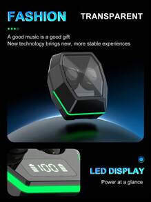 J30 Low Latency Gaming Bluetooth Earphones, True Wireless Earbuds For Esports & Workout, Super Long Battery Life, Stylish Music Design