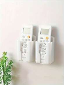 壁挂式手机收纳盒，多功能免钻支架，壁挂式空调/电视遥控器收纳盒 - 彩色 - 查看 3
