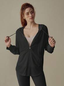 Veste de yoga Top de gamme pour femmes pour l'été, vêtement de sport léger et professionnel pour la course, le jogging du matin