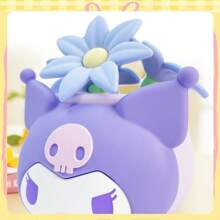 Serie minuscola di ornamenti da bonsai della famiglia Sanrio: decorazioni da scrivania curative per bonsai, bonsai a tema personaggi Sanrio, merchandising della cultura kawaii giapponese, articoli da regalo Sanrio, regali di compleanno