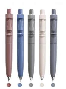 1pc Multi-Color Moai Statue Click Pen, Universal, Large Capacity, Beautiful Black Ink, Quick Drying, Exam Signature Pen, Moai Statue Retractable Ballpoint Pen, Low Center Of Gravity, Mini Pocket Pen, Large Ink Capacity, Black Ink, Suitable For School, Gathering, Office Back To School