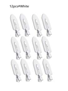 4/12/20/24/48pcs No Bend Hair Clips, Creaseless Duckbill Alligator Clips For Hairstyling, Makeup, Salon, DIY Crafts - Sectioning, Waves, Bangs, Gift Set(Black/Pink/White)