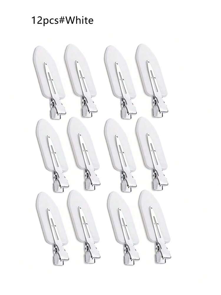 4/12/20/24/48개 주름 없는 헤어 클립, 이음새 없는 오리 부리 악어 클립, 헤어스타일링, 메이크업, 살롱, DIY - 섹션 나누기, 웨이브, 앞머리, 선물 상자 세트 (블랙/핑크/화이트), 헤어 액세서리, 발렌타인 액세서리, 헤드 액세서리에 적합 - 멀티컬러 - 보기 28