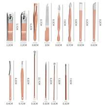 NEFOUME Manicure Set Stainless Steel Nail Clipper Kit Professional Grooming Kits Face Hand Foot Skin Care And Nail Care Tools With Leather Travel Case