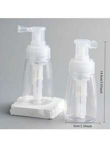 1 chai xịt phấn, chai xịt phấn rôm trẻ em, chai đựng phấn trang điểm, chai xịt phấn mềm mịn, thích hợp để đóng gói phấn, có vòi khóa, dùng cho nhiều loại sản phẩm dạng phấn. - Nhiều màu - Xem 10