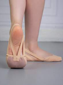 Wuyuan Stretch Canvas Half-Sole Shoes – Perfect For Rhythmic Gymnastics, Modern Dance, Ballet, And Contemporary Performance | Superior Dance Function, Flexible, Lightweight, And Designed For Maximum Comfort And Precision