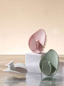 Leaf Tooth Hard Tooth Hair Washing Brush - Women's Scalp Cleaning, Dandruff Massage Hair Salon Shampoo Brush