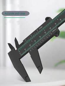 1/2 件高精度塑料游标卡尺，测量内径和外径，标准测量仪器，学生/办公室 0-150 毫米精确测量工具游标卡尺