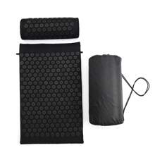 Acupressure Mat And Pillow Set For Back/Neck Pain Relief And Muscle Relaxation 68*42*2cm