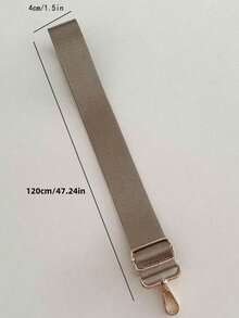 1pc Wide Shoulder Strap Adjustable Replacement Belt For Purse Crossbody Bags Handbag Women Bag Strap Lanyard - Khaki - View 4