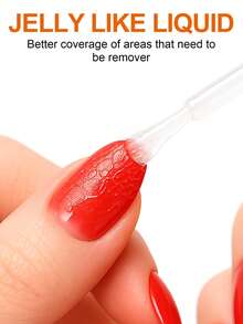 TWOING 15毫升凝胶指甲油卸甲液，轻松卸除UV凝胶，快速无损卸除亚克力/延长/亮片指甲，方便美甲沙龙和家庭使用。 - 無色 - 查看 8
