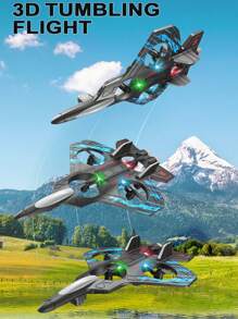 Aeronave modelo de control remoto, drone de combate de 4 ejes, UAV de larga duración, adecuado para actividades al aire libre, interacción padres-hijos, avión de juguete de espuma como regalo, presente de cumpleaños