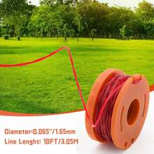 6pcs Compatible WORX WA0010 Trimmer Line Spool Grass Cutting Line Spool For WG150 WG151 WG152 WG157 WG160 WG160.1 WG175 WG180 - Orange - View 3