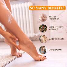 Hot Sweat Cream, From Korea Technology, Unisex Hot Cream, Accelerated Sweating And Anti-Cellulite Cream. Belly Fat Burner, Anti Cellulite. For Belly, Buttocks, Arms And Thighs Cellulite(2 Pcs) - White - View 3