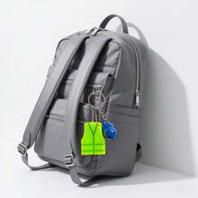 Kreatywna kamizelka + brelok do kasku z materiałem odblaskowym do nocnych podróży i uprawiania sportu, nadaje się do plecaka, bagażu, jako dekoracja wisząca