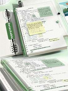Cuaderno de 60 páginas A5 de cuero suave transparente a granel, con páginas perforadas, tornillo desmontable y diseño impermeable - perfecto para suministros de oficina diarios y estilo minimalista | Cuaderno minimalista | Cuaderno impermeable, Útiles escolares
