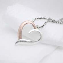 Women's Fashion Heart Pendant Necklace, Elegant Choker Necklace