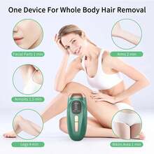 PAKISS Mini Freezing Home Ipl Hair Removal Laser Epilator Handset Machine Ipl Hair Removal - FY502-green - View 7