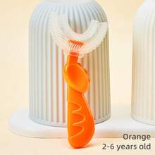 1 Pc U-Shaped Toothbrush, Toothbrush With Soft Silicone Brush Head, Manual Toothbrush, Oral Teeth Cleaning Design - Multicolor - View 16