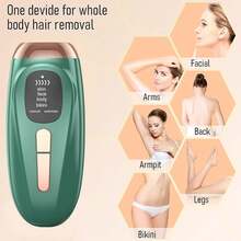PAKISS Mini Freezing Home Ipl Hair Removal Laser Epilator Handset Machine Ipl Hair Removal - FY502-green - View 3