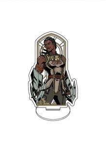 Anime 1pc"Arcane Acrylic Stand11cm,Acrylic Display Stand Person Model, Tabletop And Home Decor,Key Ring Accessories Decor, Id Al-Adjha A Graduation Gift For Friends, Car Accessories Bag Charm Backpack For School