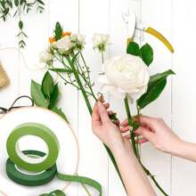 5 Rollen 1,27 cm x 27,4 m Blumenband für die Hochzeitssträußeumwicklung, Basteln & Blumenfertigung