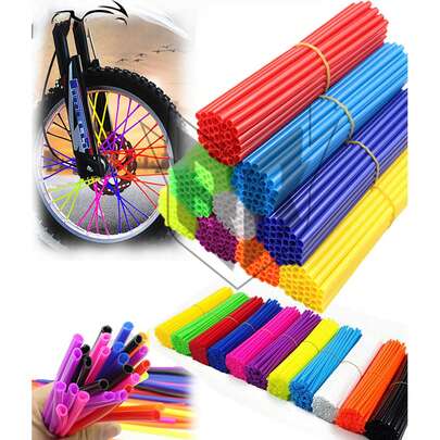 24cm Colorful Bicycle/Motorcycle/Mountain Bike Spoke Protecting Cover Universal Accessory