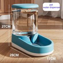 Cat Water Dispenser Dog Water Dispenser Pet Cat Food Automatic Dog Food Dispenser Cat Water Dispenser Mobile Water Dispenser - 2pcs-hui - 查看 6