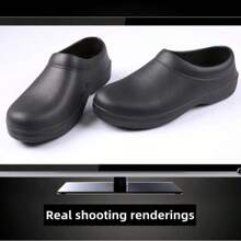 Unisex, Professional Non-Slip, Oil-Resistant, Waterproof, And Wear-Resistant Shoes. Toe Cap Design Protects Feet. Minimalist Solid Color Style, Low-Top, Easy Slip-On. Thick Sole Stable And Comfortable, With Heat Insulation Function. Suitable For Kitchen, Catering, Hotel, Food Factory, And Home Wear. Made Of High-Quality Durable Materials, Classic Black Color, Versatile And Practical. Specially Designed Professional Work Shoes For Chefs And Kitchen Workers!