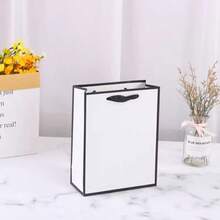 10个白色礼品包装袋，适用于包装礼盒、娃娃、衣服、鞋子等，适用于结婚礼物、节日礼物，白色礼品包装袋 - 彩色 - 查看 7